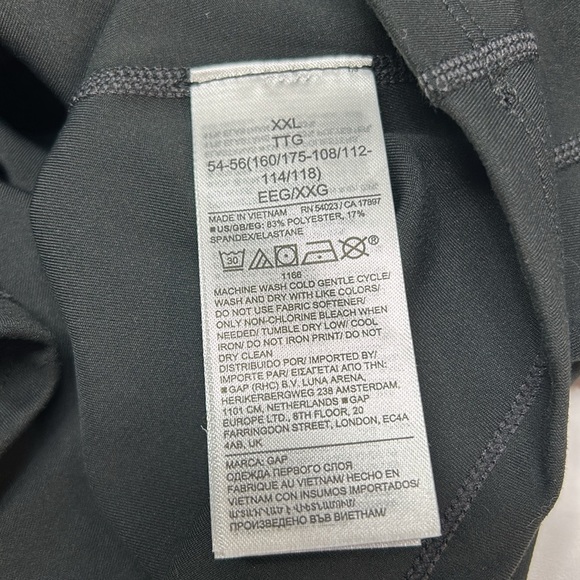 Gap Fit‎ NWT Studio Support Top Womens XXL Black Active Workout Yoga - Picture 5 of 6
